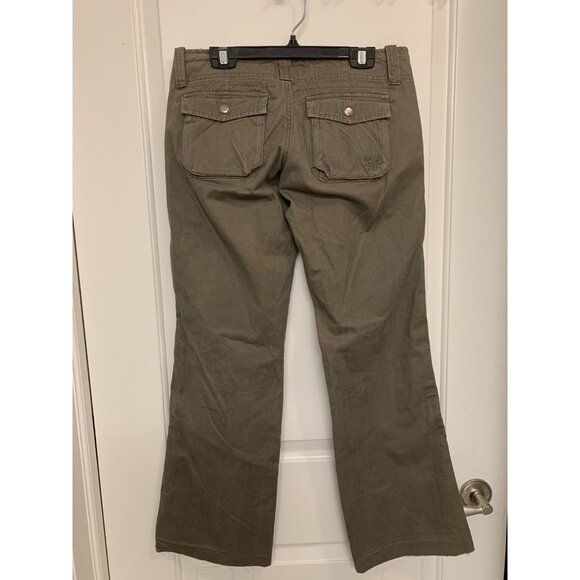Low Rise Khaki Pants Convertible Capri - Picture 2 of 7